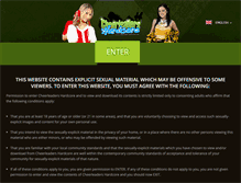 Tablet Screenshot of cheerleadershardcore.com